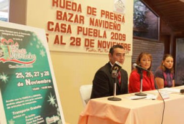 Bazar Navideño en Casa Puebla; del 25 al 28 de noviembre