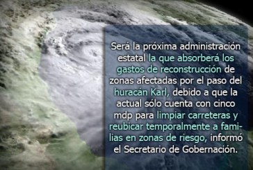 Moreno Valle deberá reparar daños por huracán: Segob