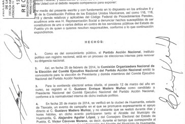RMV opera encubierto por Madero: denuncia ante Fepade