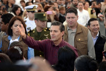 Gris visita de Peña Nieto a Puebla