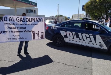 Presencia policíaca inhibe toma de gasolinera