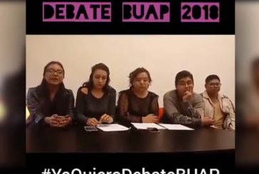 Organizan estudiantes de la BUAP debate entre candidatos