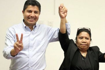 Se suma candidata de Nueva Alianza a Eduardo Rivera