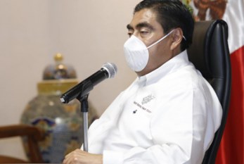 Plantea Barbosa pacto con poblanos para revertir contagios por COVID-19