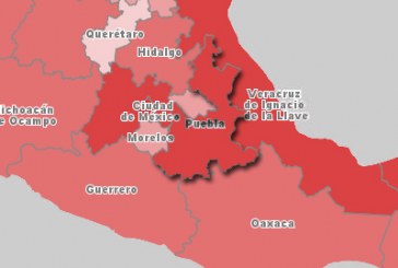 Covid-19: Puebla es 4to. nacional en casos activos