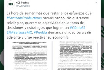 Pide apoyo CCE a gobierno para pago de salarios