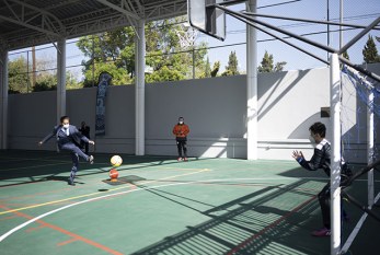 Alfonso Esparza entrega obra en la Facultad de Enfermería y reconoce la importancia social de esta profesión