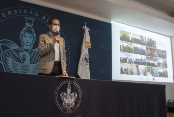 Rector Alfonso Esparza toma protesta a las y los nuevos integrantes de los Consejos de Unidad Académica de la BUAP