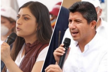 Advierte Claudia Rivera declinación de contrincantes a favor del PAN; Lalo Rivera pide debate de altura