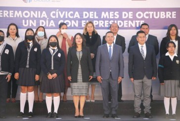 Encabeza Mundo Tlatehui Ceremonia Cívica Del Mes De Octubre