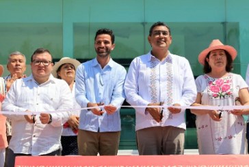 En gira conjunta Rodrigo Abdala y Sergio Salomón inauguran sucursales de Banco del Bienestar