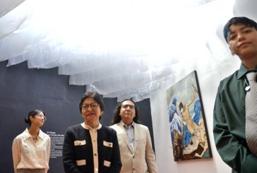 Inaugura Rectora María Lilia Cedillo Ramírez la exposición “El oleaje, las formas del arte”