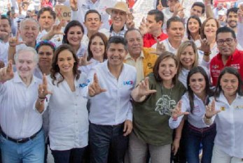 ERP arranca campaña; acompaña Xóchitl y promete combate al huachicol