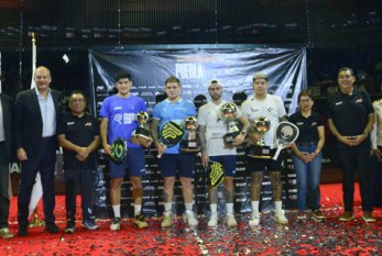 Encabezan Rectora Lilia Cedillo y el gobernador Sergio Salomón la premiación de la final del Torneo A1 Pádel Puebla 2024