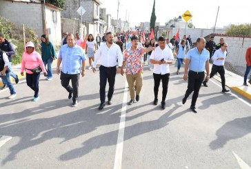 ENTREGA AYUNTAMIENTO DE PUEBLA REHABILITACIÓN DE VIALIDAD, AL SUR DE LA CIUDAD