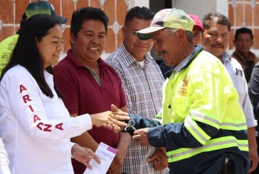 ARIADNA AYALA ENTREGA NUEVO PARQUE VEHICULAR PARA MEJORAR SERVICIOS EN ATLIXCO