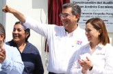 Recorriendo el estado, perfila Céspedes el término de su gobierno