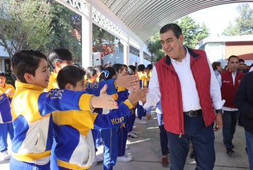 CON TECHADOS EN ESCUELAS, GOBIERNO DE SERGIO SALOMÓN CONTRIBUYE A CUIDAR SALUD DE ESTUDIANTES