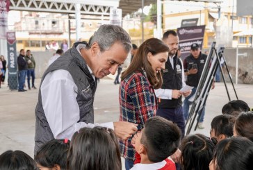 Entrega Pepe Chedraui techado escolar en la Primaria No. 16 Julián Hinojosa