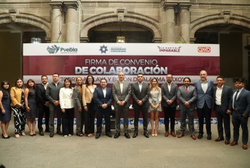 Gobierno de la Ciudad firma de Convenio de Colaboración “Torres Atalaya y Botón de Alarma OXXO”