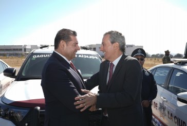 Presentan a Armenta y a Chedraui, patrullas que se integrarán a la SSC del Gobierno de la Ciudad