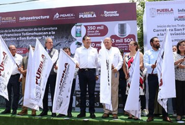 Puebla capital, primer beneficiado con donaciones de Pemex para atender vialidades
