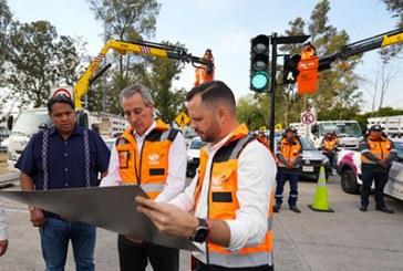 Apuesta ayuntamiento por digitalización de semáforos y luminarias led