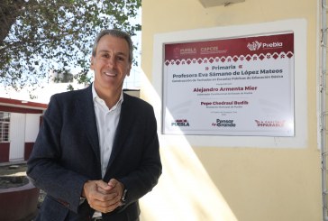 Beneficia Pepe Chedraui a más de 7 mil estudiantes con techados escolares en la capital
