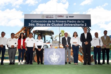 Encabeza la Rectora Lilia Cedillo colocación de la primera piedra de la segunda etapa de CU2