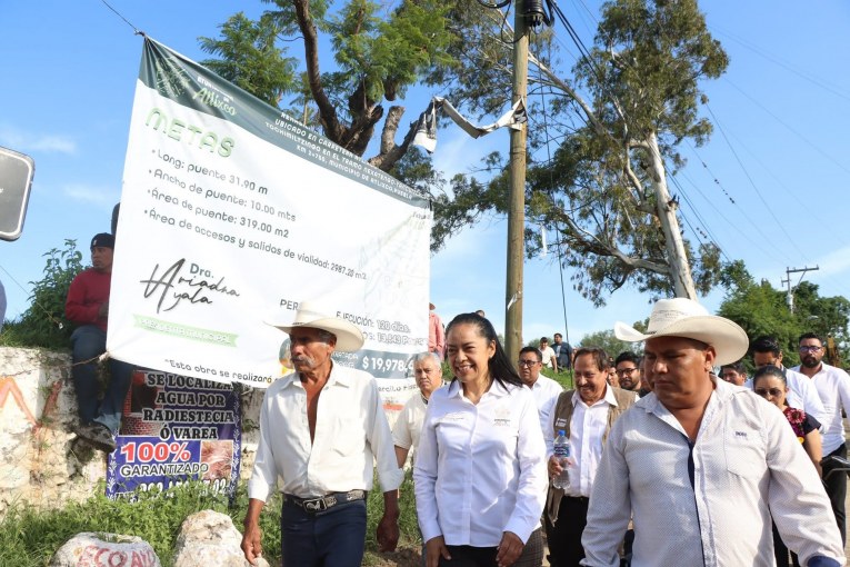 EN ATLIXCO PUENTE LAS VIGAS FUE OLVIDADO POR AÑOS; ARIADNA AYALA COMIENZA CON AMPLIACIÓN