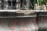 Cuantifican daños provocados a fuente de San Miguel; detención de colectivas procura su seguridad: edil