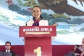 Ariadna Ayala destaca inversión en obra, seguridad y finanzas sanas en primer año de gobierno
