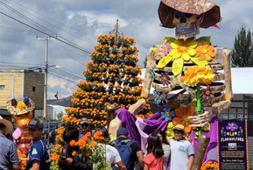 Ariadna Ayala invita a recorrer la ruta del Valle de Catrinas en la Capital del Día de Muertos