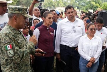 Reconoce Sheinbaum trabajo en Puebla ante contingencia