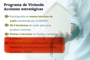 Atlixco, primer municipio con predio autorizado para viviendas del Bienestar