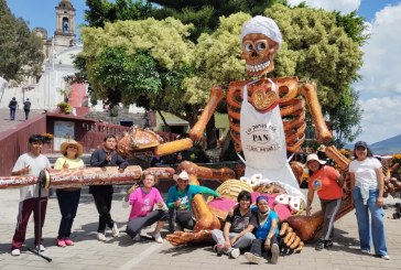 “La Catrina El Panadero”: un homenaje al oficio más sabroso en el Valle de Catrinas en Atlixco