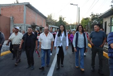 Ariadna Ayala entrega obra con sentido social en La Magdalena Axocopan