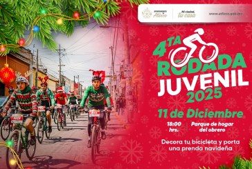 Ariadna Ayala invita a participar en la Cuarta Rodada Juvenil 2025 que iluminará Atlixco