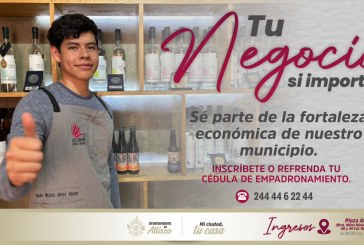 Ariadna Ayala llama a comerciantes de Atlixco a actualizar su empadronamiento 2026