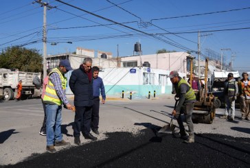 Supervisa Pepe Chedraui labores de bacheo en Álamos Vista Hermosa