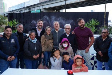 Inaugura Pepe Chedraui mantenimiento integral de la fuente en el Distribuidor Vial 485