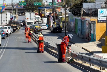 Refuerza Gobierno de Pepe Chedraui limpieza integral en accesos principales de la ciudad