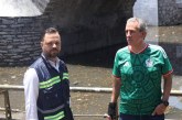Supervisa Pepe Chedraui labores de drenado en el Puente de Ovando para restablecer la circulación segura