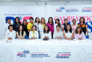 Suma Lupita Cuautle esfuerzos para brindar más apoyos a familias de San Andrés Cholula