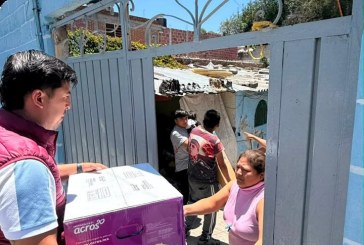 Continúa gobierno de Pepe Chedraui entrega de enseres a familias afectadas por la lluvia atípica