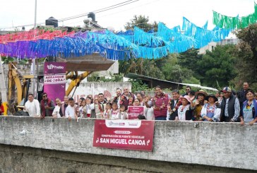 Arranca Gobierno de Pepe Chedraui construcción del Puente Vehicular de San Miguel Canoa