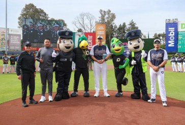 Encabeza Pepe Chedraui encuentro amistoso de béisbol entre Policía de la Ciudad y SSP Estatal